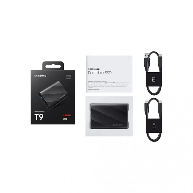 SSD накопитель Samsung T9 2 TB Black (MU-PG2T0B) - Фото 10 SSD накопитель Samsung T9 2 TB Black (MU-PG2T0B) - изображение 10