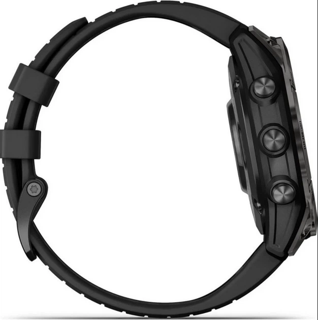 Смарт-годинник Garmin Epix Pro Gen 2 Sapphire 47mm Carbon G. DLC Tit. with Black Band (010-02803-10/11/54) - изображение 3