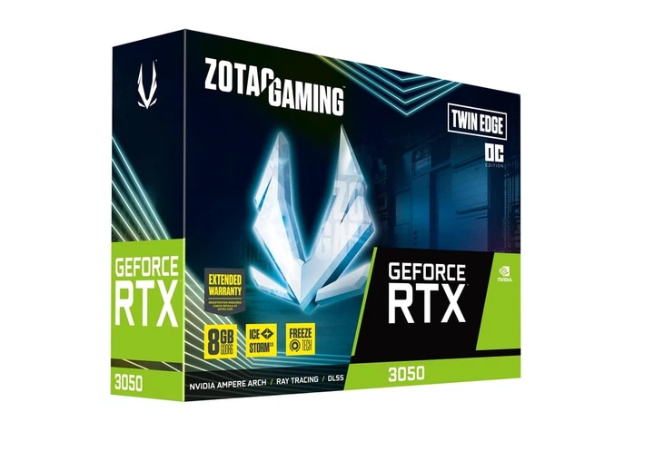 Видеокарта Zotac Gaming GeForce RTX 3050 Twin Edge OC (ZT-A30500H-10M) [75486] - изображение 7