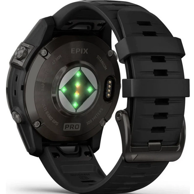 Смарт-годинник Garmin Epix Pro Gen 2 Sapphire 47mm Carbon G. DLC Tit. with Black Band (010-02803-10/11/54) - изображение 6