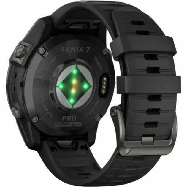 Смарт-часы Garmin Fenix 7 Pro Sapphire Solar Carbon G. DLC Tit. with Black Band (010-02777-10/11/54) - Фото 2 Смарт-часы Garmin Fenix 7 Pro Sapphire Solar Carbon G. DLC Tit. with Black Band (010-02777-10/11/54) - изображение 2