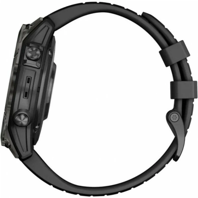 Смарт-часы Garmin Fenix 7 Pro Sapphire Solar Carbon G. DLC Tit. with Black Band (010-02777-10/11/54) - Фото 3 Смарт-часы Garmin Fenix 7 Pro Sapphire Solar Carbon G. DLC Tit. with Black Band (010-02777-10/11/54) - изображение 3