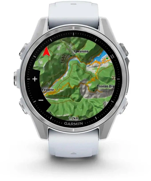 Смарт-годинник Garmin fenix 8 43mm AMOLED Silver with Whitestone Silicone Band (010-02903-00) - зображення 6