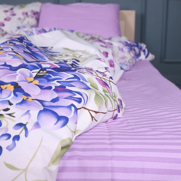 Простирадло MirSon Бязь 17-0723 Purple Flowers 200x220 см від Rozetka на платформі USKIDKA Акція на Простирадло MirSon Бязь 17-0723 Purple Flowers 200x220 см від Rozetka