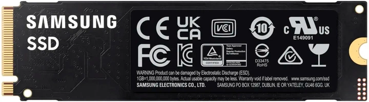 Накопитель SSD 1ТB Samsung 990 EVO Plus M.2 2280 PCIe 5.0 x2 NVMe V-NAND TLC (MZ-V9S1T0BW) - изображение 4