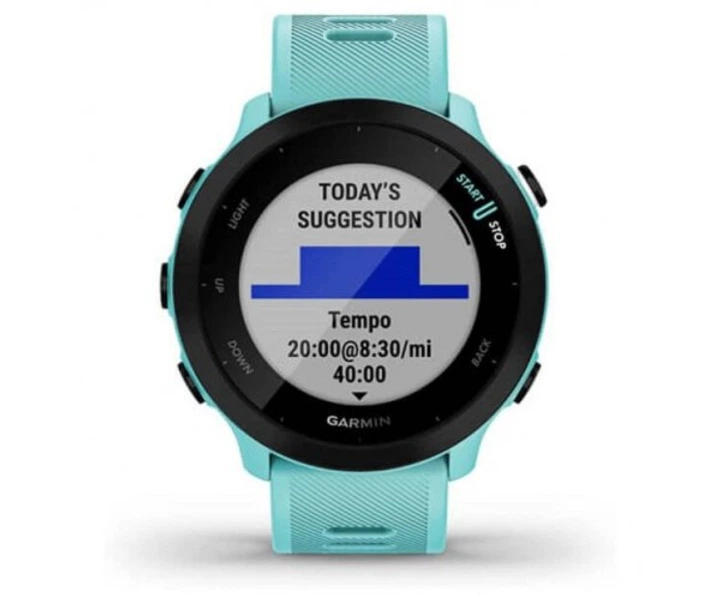 Спортивные часы Garmin Forerunner 55 Aqua (010-02562-12/02) - Фото 8 Спортивные часы Garmin Forerunner 55 Aqua (010-02562-12/02) - изображение 8