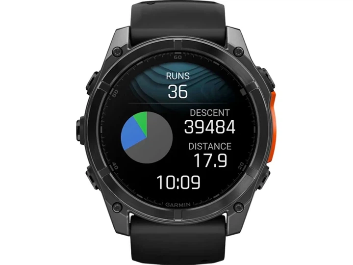 Спортивний годинник Garmin Fenix 8 51mm AMOLED Slate Gray with Black Silicone Band (010-02905-00) - изображение 6