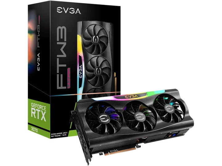 Відеокарта EVGA GeForce RTX 3070 FTW3 Ultra Gaming (08G-P5-3767-KR) - зображення 6