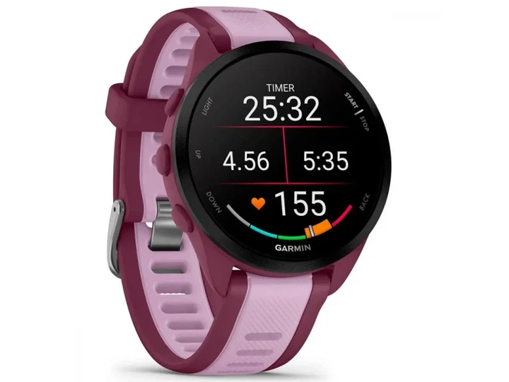 Смарт-годинник Garmin Forerunner 165 Music Berry/Lilac (010-02863-33/B3) - Фото 1 Смарт-годинник Garmin Forerunner 165 Music Berry/Lilac (010-02863-33/B3) - изображение 1