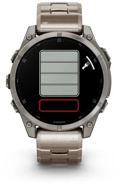 Смарт-часы Garmin fenix 8 47mm AMOLED Sapphire Titanium with Vented Titanium Bracelet (010-02904-40) - изображение 5
