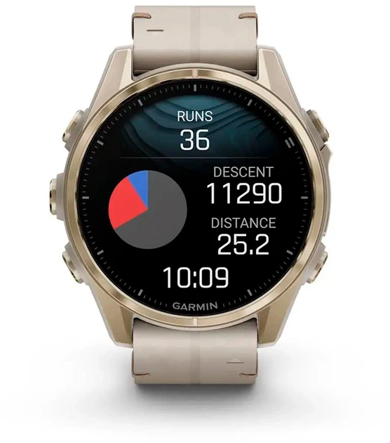 Смарт-часы Garmin fenix 8 43mm AMOLED Sapphire Soft Gold with Limestone Leather Band (010-02903-40) - Фото 13 Смарт-часы Garmin fenix 8 43mm AMOLED Sapphire Soft Gold with Limestone Leather Band (010-02903-40) - изображение 13