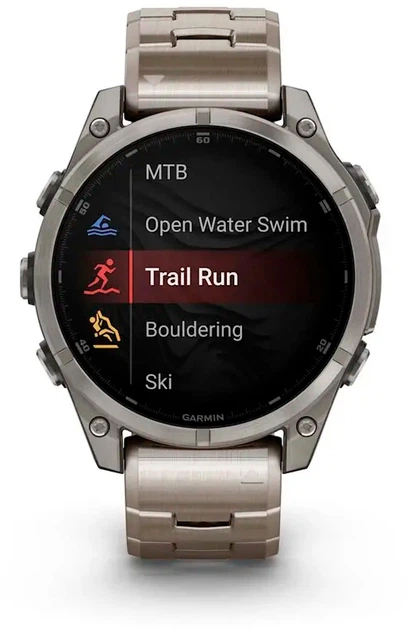Смарт-часы Garmin fenix 8 47mm AMOLED Sapphire Titanium with Vented Titanium Bracelet (010-02904-40) - изображение 7