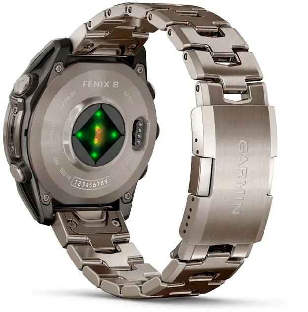 Смарт-часы Garmin fenix 8 47mm AMOLED Sapphire Titanium with Vented Titanium Bracelet (010-02904-40) - изображение 12