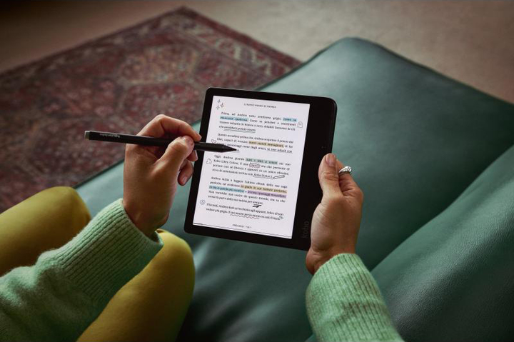 Czytnik e-booków z rysikiem Kobo Libra Colour 32GB Black (N428-KU-BK-K-BU) - obraz 8