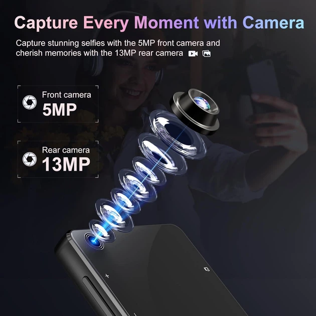 MP3/MP4 плеер Fanvace M36, на 80 ГБ, Bluetooth, WiFi, камера