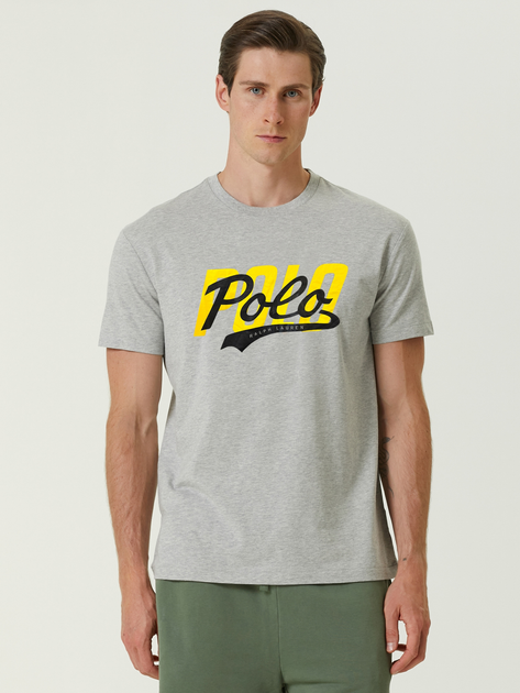 Футболка бавовняна довга чоловіча Polo Ralph Lauren 2012353 M Сіра з принтом від Rozetka на платформі USKIDKA Акція на Футболка бавовняна довга чоловіча Polo Ralph Lauren 2012353 M Сіра з принтом від Rozetka