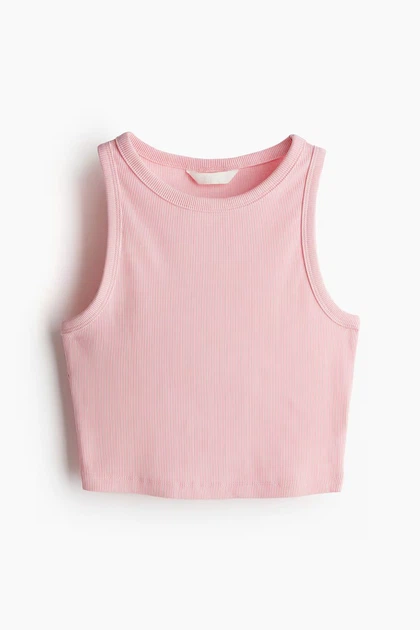 Топ H&M 271049251_pink XS Розовый - изображение 6