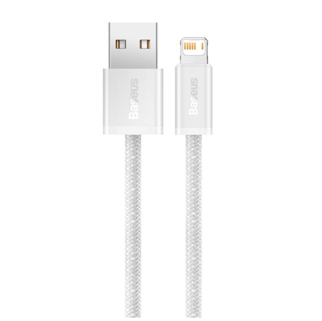 Кабель Baseus Dynamic Series Fast Charging Data Cable USB to Lightning 2.4A 1m White (CALD000402) - зображення 3