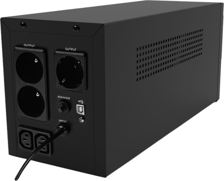 UPS Volt MicroUPS 1500VA/900W 2 x 9Ah (5UP1500029) - obraz 4
