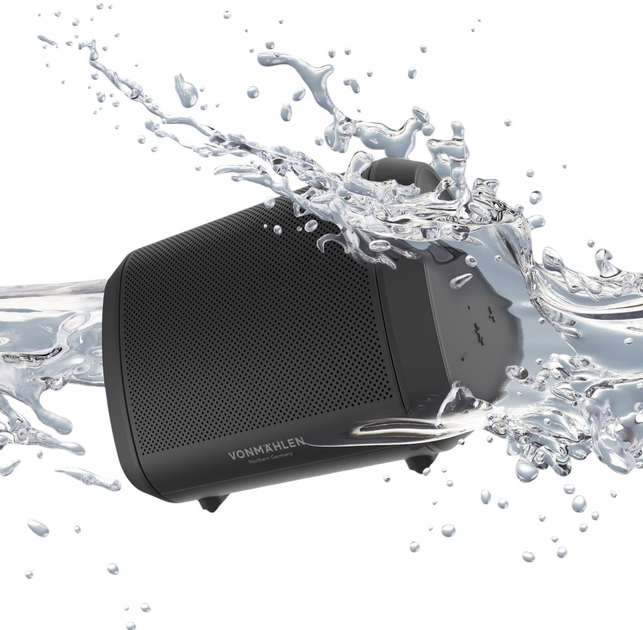 Głośnik przenośny Vonmahlen Air Beats Mini Bluetooth Black (ABM00001) - obraz 4