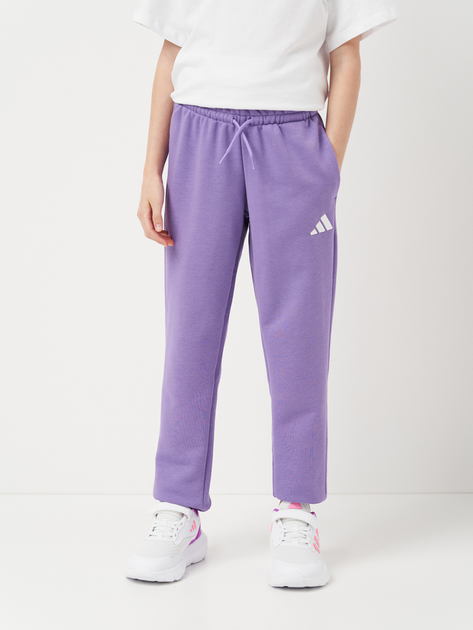 Подростковый спортивный костюм (толстовка + штаны) Adidas J 3S Ft Ts 220 JN6482 158-164 см Розовый (4067901416930) - изображение 4