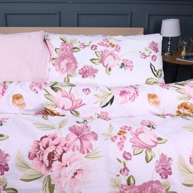 Комплект постільної білизни MirSon Сімейний 143x210 см x 2 шт 17-0726 Peony Whisper Бязь (2200010772098) - зображення 3