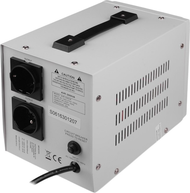 Стабілізатор Volt 2000 VA 8% (5AVR2000SE) - зображення 3