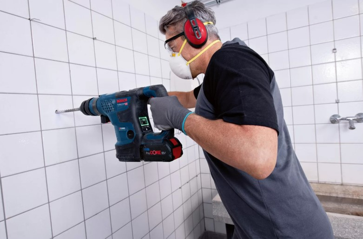 Аккумуляторный перфоратор Bosch GBH 18V-34 CF (SDS+, 18 В, 5.8 Дж) без АКБ и зарядного устройства (25419) - изображение 5