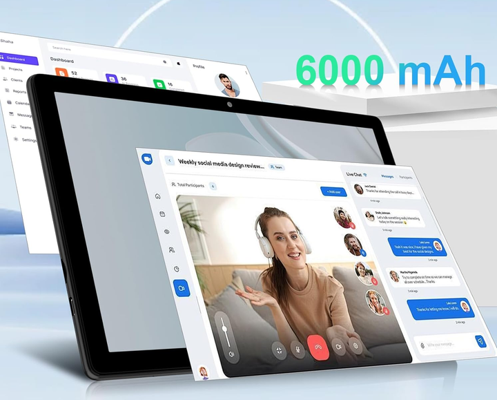 Планшет 10" SUAAT S3 6/128Gb 8 ядер Android 14 6000 mAh Серый (101958281) - Б/У - изображение 6