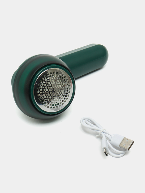 Машинка для стрижки катышек Lint Trimmer беспроводная аккумуляторная для снятия катышков зелёная - изображение 7