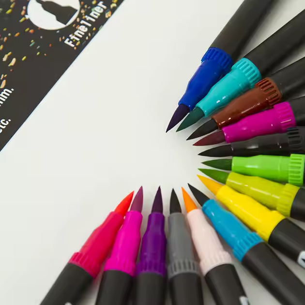 Набір акварельних маркерів Brush 72 кольори двосторонні Brush (JDT-0846414) - зображення 3