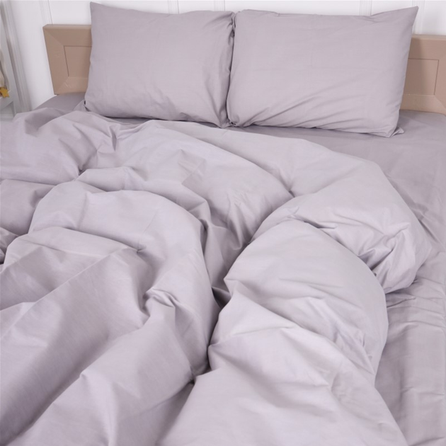 Комплект постільної білизни MirSon Бязь Premium Light Gray 143х210х2 від Rozetka на платформі USKIDKA Акція на Комплект постільної білизни MirSon Бязь Premium Light Gray 143х210х2 від Rozetka