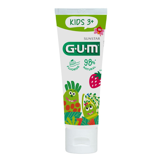 Детская зубная паста GUM kids с 3 лет профилактика кариеса 50мл - изображение 1