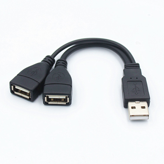 Кабель USB 2.0 разветвитель, тип Y, папа в 2 мамы кабель 15см - Фото 2 Кабель USB 2.0 разветвитель, тип Y, папа в 2 мамы кабель 15см - изображение 2