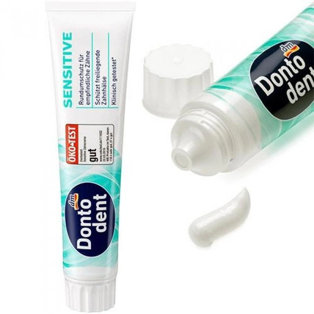 Зубная паста для чувствительных зубов Dontodent Sensitive, 125 г - изображение 2