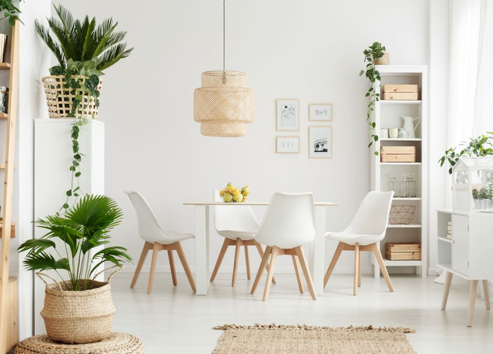 Набір стільців для кухні та вітальні ModernHome by Multistore 4 шт Білі (5905817003235) - зображення 10