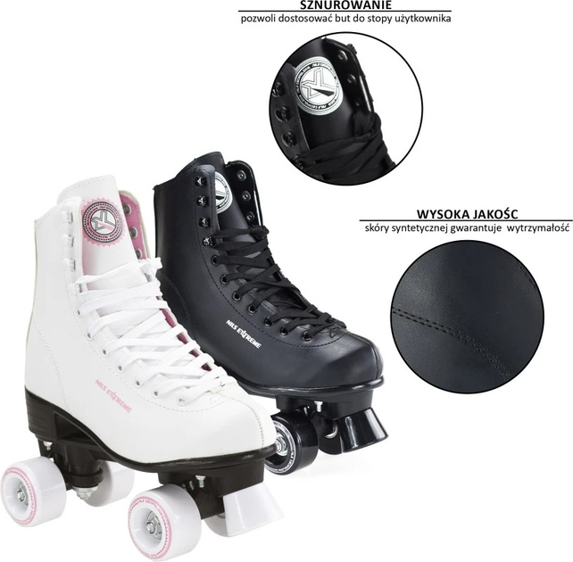 Wrotki Nils Extreme NQ8400S rozm. 38 Czarne (5907695523829) - obraz 12