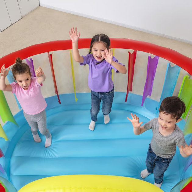 Dmuchany zamek do skakania Bestway Fisher-Price 226 x 175 x 138 cm 44686 (6942138984828) - obraz 4