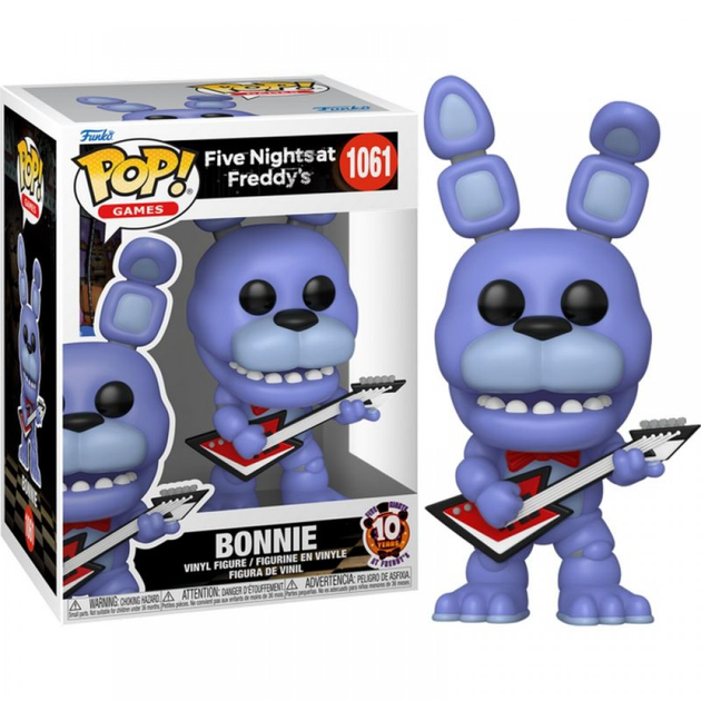 Фігурка Funko Pop П'ять ночей з Фредді Бонні Five Nights at Freddy's Bonnie 10 см FP FNAF B 1061 - Фото 1 Фігурка Funko Pop П'ять ночей з Фредді Бонні Five Nights at Freddy's Bonnie 10 см FP FNAF B 1061 - зображення 1