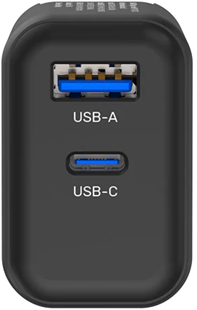 Мережевий зарядний пристрій Unitek GaN PD USB-C + USB-A 35 Вт Black (4894160049759) - зображення 3