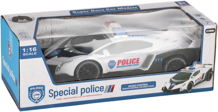 Auto zdalnie sterowane policyjne Mega Creative Special Police 1:16 ZB8023 (5905523651201) - obraz 7