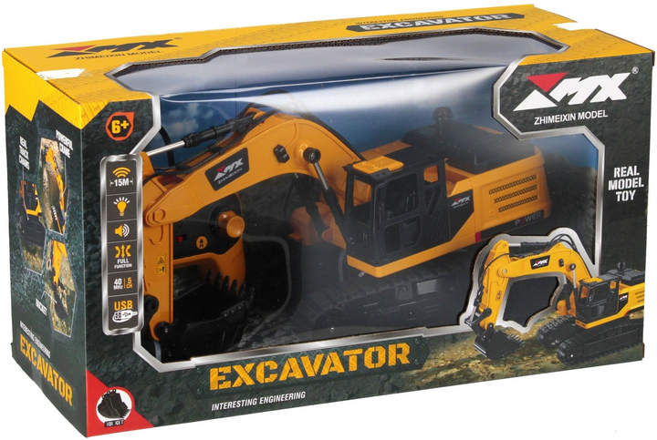 Koparka zdalnie sterowana Mega Creative Z6801A (5905523653984) - obraz 7