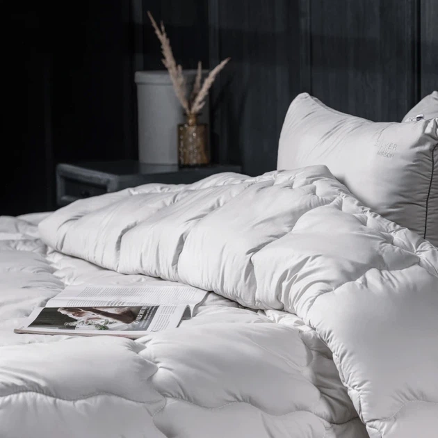 Одеяло MirSon антиаллергенное Дэми №1048 Silver Cloud с эвкалиптовым волокном 155x215 см (2200010355680) - Фото 5 Одеяло MirSon антиаллергенное Дэми №1048 Silver Cloud с эвкалиптовым волокном 155x215 см (2200010355680) - изображение 5