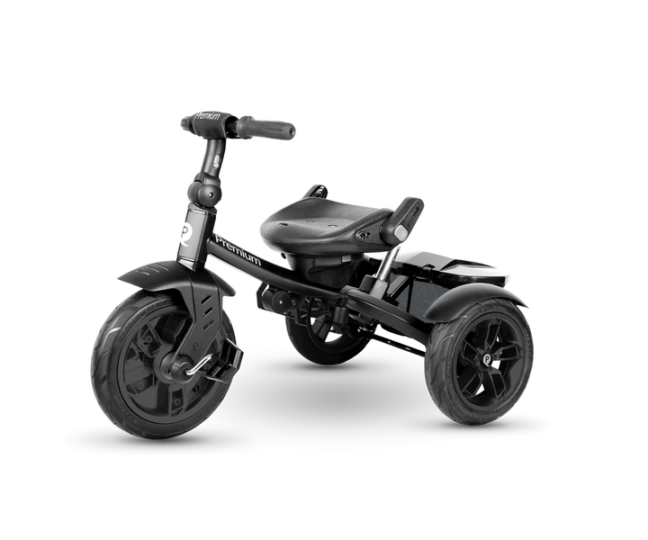 Rowerek trójkołowy Qplay Premium czarny 4103 (5061047480366) - obraz 8
