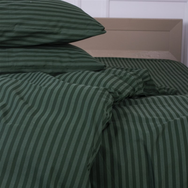 Простирадло на резинці MirSon 100x200 см Ranforce Elite 17-0612 Stripe Emerald від Rozetka на платформі USKIDKA Акція на Простирадло на резинці MirSon 100x200 см Ranforce Elite 17-0612 Stripe Emerald від Rozetka
