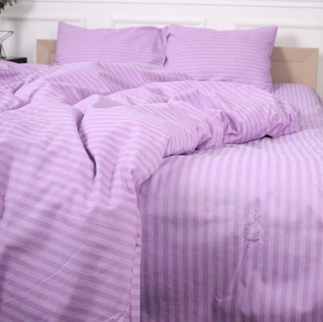 Простирадло на резинці MirSon 120x190 см Бязь 17-0618 Stripe Purple від Rozetka на платформі USKIDKA Акція на Простирадло на резинці MirSon 120x190 см Бязь 17-0618 Stripe Purple від Rozetka