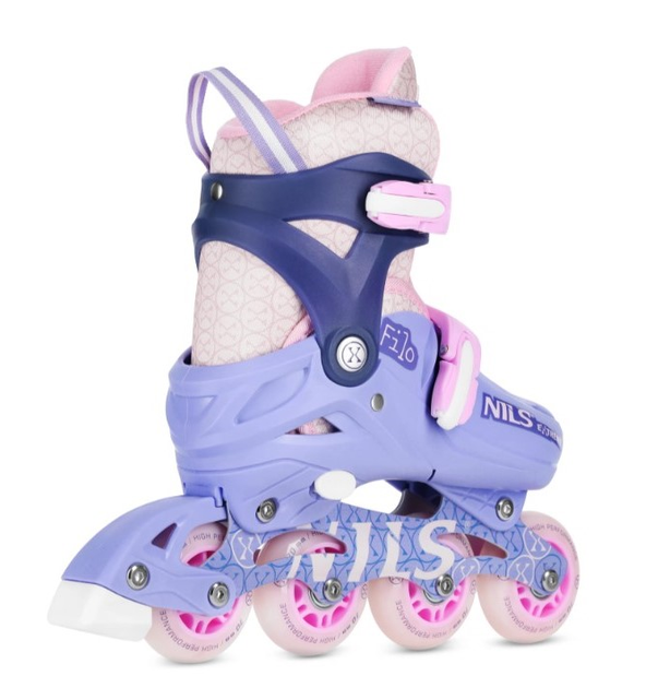 Łyżworolki Nils Extreme NA13102 M 34-37 Fioletowe (5907695578706) - obraz 4