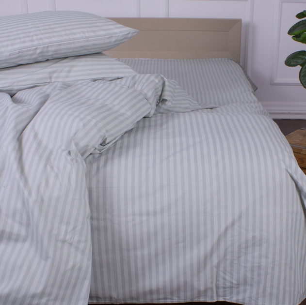 Простирадло на резинці MirSon Ranforce Elite 17-0600 Stripe White Gray 120x200x25 см від Rozetka на платформі USKIDKA Акція на Простирадло на резинці MirSon Ranforce Elite 17-0600 Stripe White Gray 120x200x25 см від Rozetka