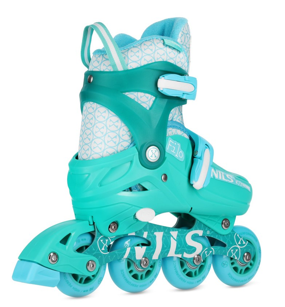 Łyżworolki Nils Extreme NA13102 S 30-33 Zielone (5907695579239) - obraz 4