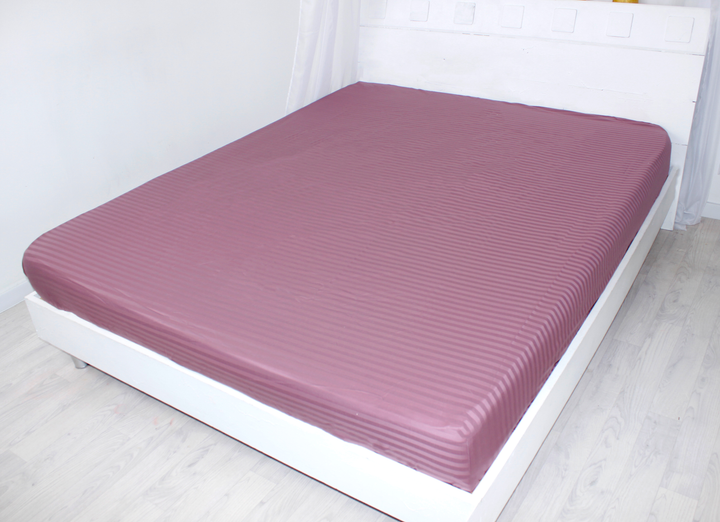Простирадло MirSon на резинці - висота 25 см Satin Stripe 30-0008 Smoky Pink 160х200 см від Rozetka на платформі USKIDKA Акція на Простирадло MirSon на резинці - висота 25 см Satin Stripe 30-0008 Smoky Pink 160х200 см від Rozetka
